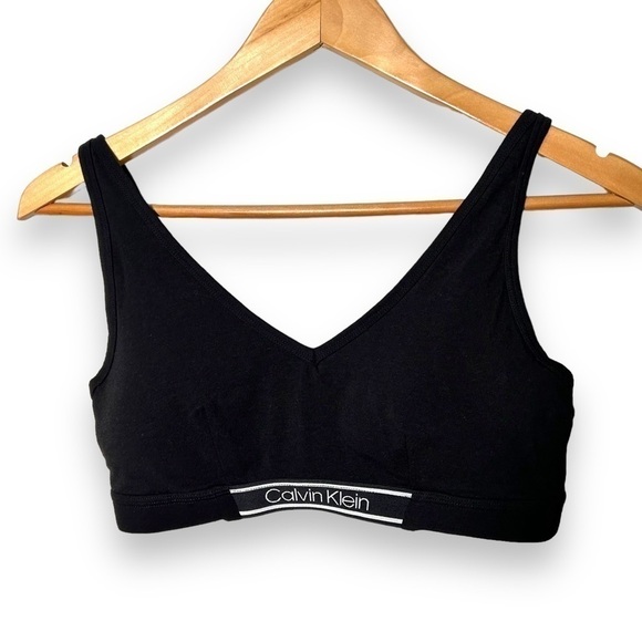 Calvin Klein  black bralette L - Picture 1 of 5